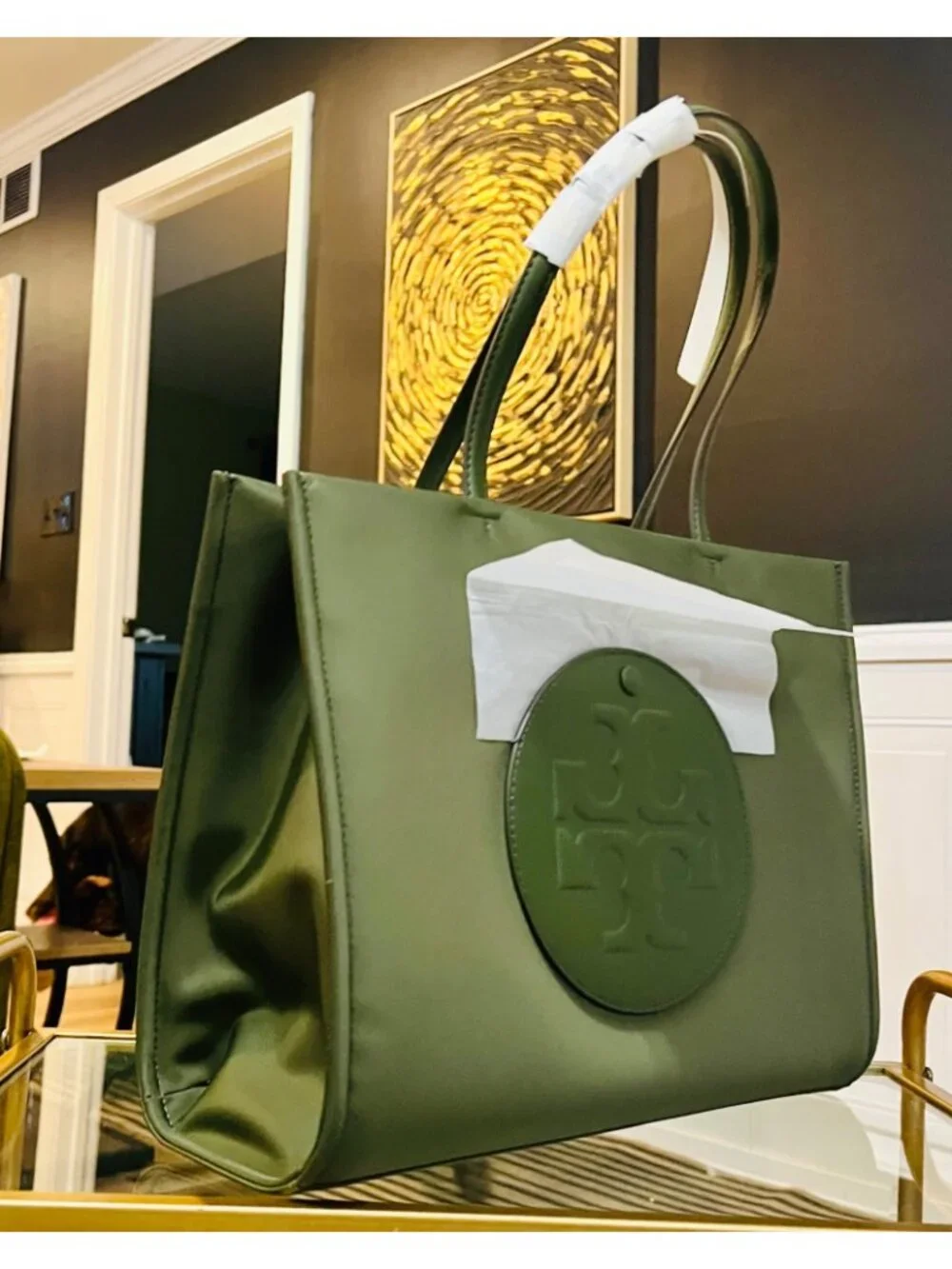 Tory Burch moss green